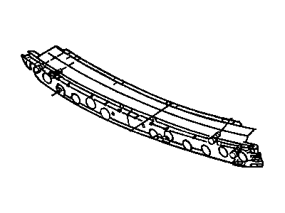 Mopar 4576608 Beam-Rear Bumper FASCIA Comp