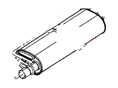 Mopar 52103653AB Exhaust Muffler