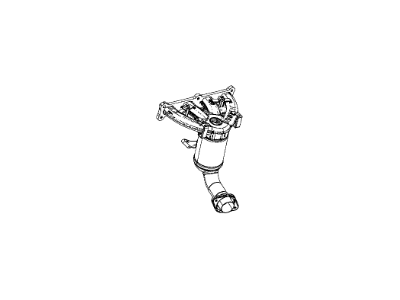 Mopar 68066674AC Exhaust Manifold And Catalytic Converter Maniverter