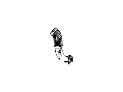 Mopar 53013907AA Engine Air Intake Hose Front