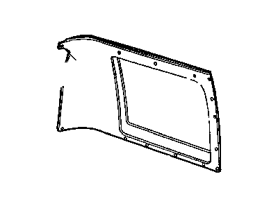 Mopar 5GD43XDVAF Panel-Side Trim