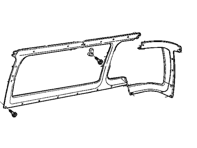 Mopar 5GD44XDVAG Panel-Rear Corner