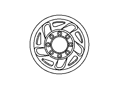 Mopar 52057939AD Steel Wheel