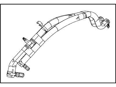 Mopar 5058756AD Hose-Heater Supply And Return