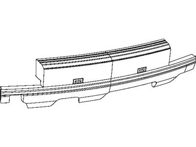 Mopar 68088783AB ABSORBER-Rear Energy