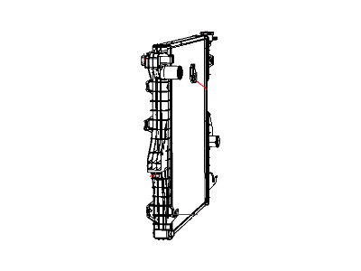 Mopar 55057089AA Engine Cooling Radiator