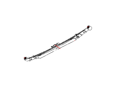 2005 Dodge Ram 1500 Leaf Spring - 5290777AA