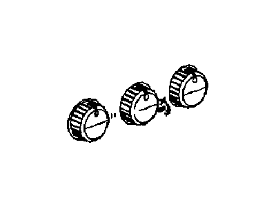 Mopar 5073373AA Knob-A/C And Heater Control - Ro