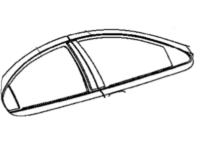 Dodge Intrepid Door Moldings - 4805530AG