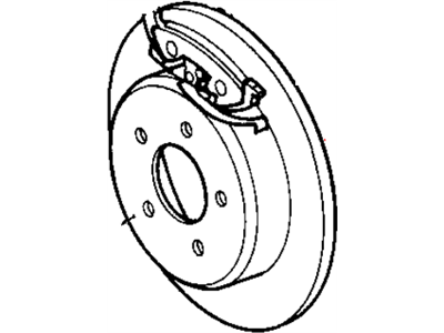 2001 Chrysler Town & Country Brake Disc - 4721023AE