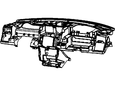 Mopar 1GA40XDVAE Panel-Instrument Panel