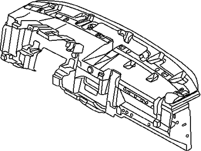 Mopar 55055937AD Instrument Panel-Instrument PANEL.