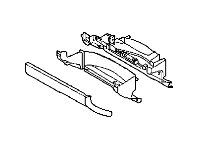 2003 Dodge Durango Glove Box - 5GM731DVAD