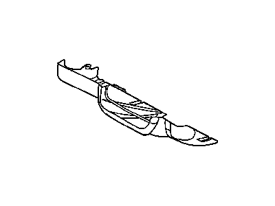 Mopar 5GM83WL8AC Cover-Steering Column Opening