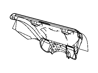 2014 Jeep Compass Exhaust Heat Shield - 4693348AC