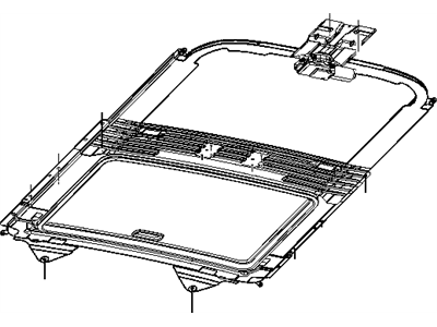 Mopar 5093950AB DEFLECTOR-SUNROOF Wind