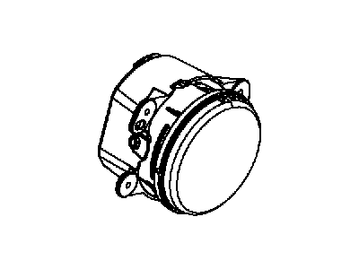 Mopar 5182026AA Front Fog Lamp