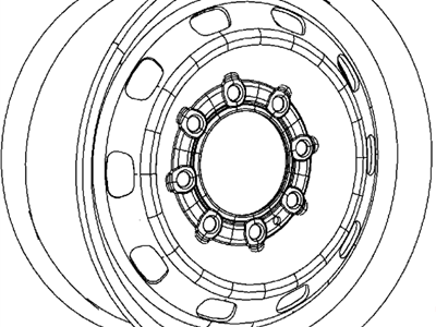 Ram 2500 Spare Wheel - 68090830AB