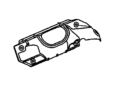 Jeep Liberty Exhaust Heat Shield - 53031092AC