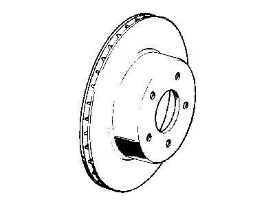 Jeep Wrangler Brake Disc - 5016434AA