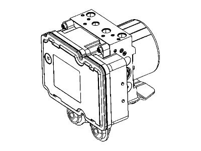 Mopar 68190468AA Anti-Lock Brake Control Module