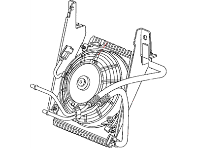 2001 Chrysler Prowler Engine Cooling Fan - 4815717