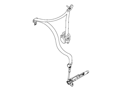 2020 Jeep Renegade Seat Belt - 6YE51LXHAA