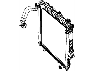 Mopar 55056998AB Hose-Radiator Inlet