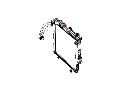 Mopar 55056978AC Engine Cooling Radiator