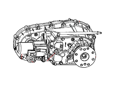 2010 Jeep Grand Cherokee Transfer Case - 4854688AA