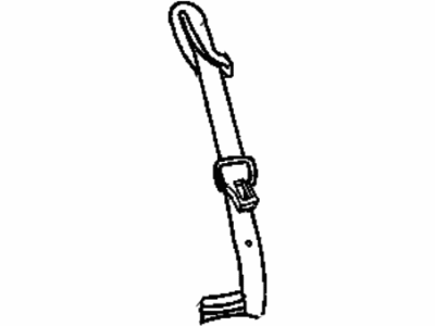 Mopar 5GD70RK5AB Front Outer Seat Belt