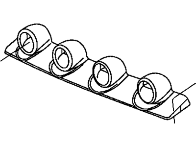 Mopar 5HZ01RXFAG Cover-Light Bar Support