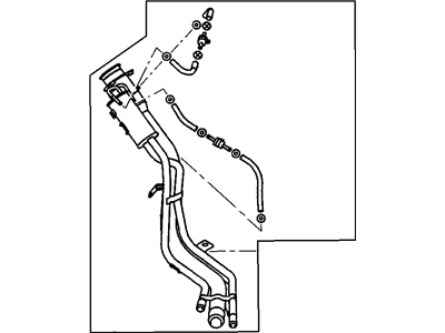 2005 Chrysler Sebring Fuel Filler Neck - MR487081