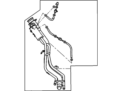 2001 Dodge Stratus Fuel Filler Neck - MR487081