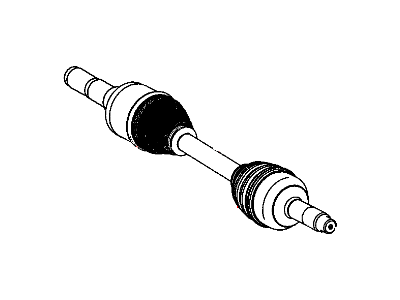 Mopar 52104590AA Axle Half Shaft Right