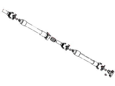 Mopar 52123940AA Rear Drive Shaft