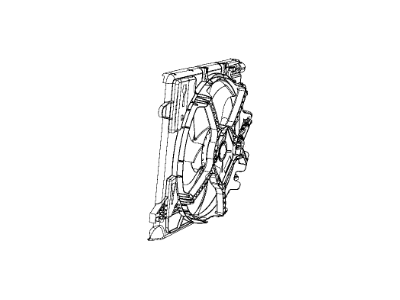 Mopar 68143894AA Fan Module Radiator Cooling