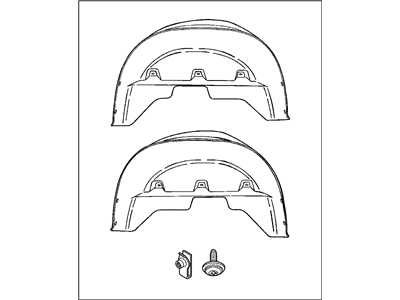 Mopar 82207367 Liner Kit-Wheel