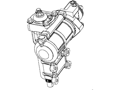 2012 Jeep Wrangler Steering Gear Box - 52126348AB