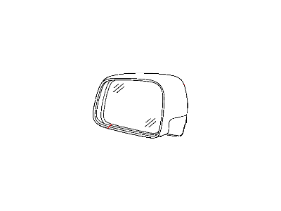 Mopar 5VB44LAUAB Outside Rear View Mirror