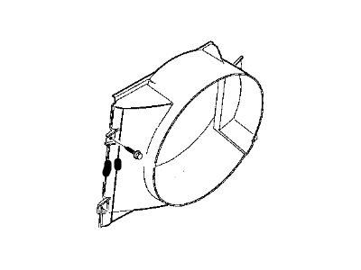 Mopar 52028614AC SHROUD-Fan