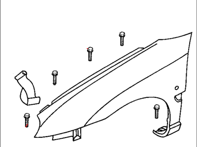 Mopar 5012674AD Fender-Front