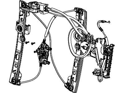 2015 Dodge Dart Door Latch Cable - 68082266AC