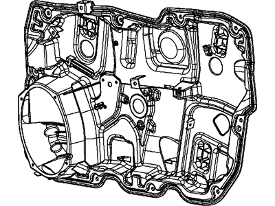 Mopar 68170226AA Panel-Carrier Plate