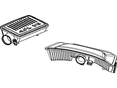 Mopar 53013937AA RESONATOR-Air Cleaner