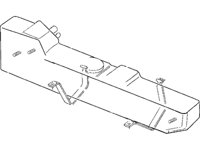 Mopar 52102241AD Fuel Tank Rear