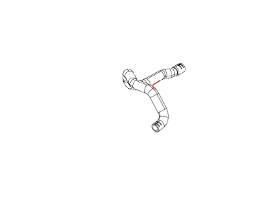 2014 Jeep Cherokee Radiator Hose - 68102137AA