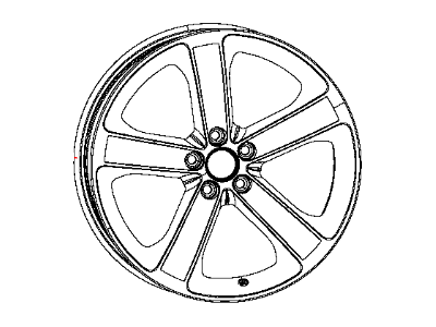 Dodge Challenger Spare Wheel - 5PE92DD5AA