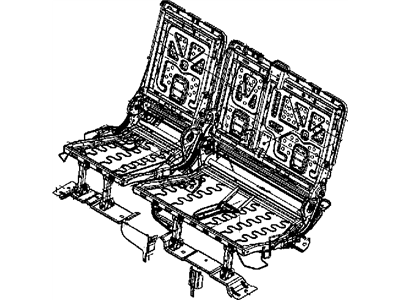 Mopar 4610250AA Frame-Seat