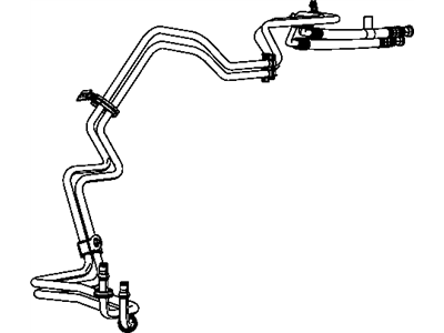 Mopar 55056819AB Hose-Oil Cooler Pressure And Ret